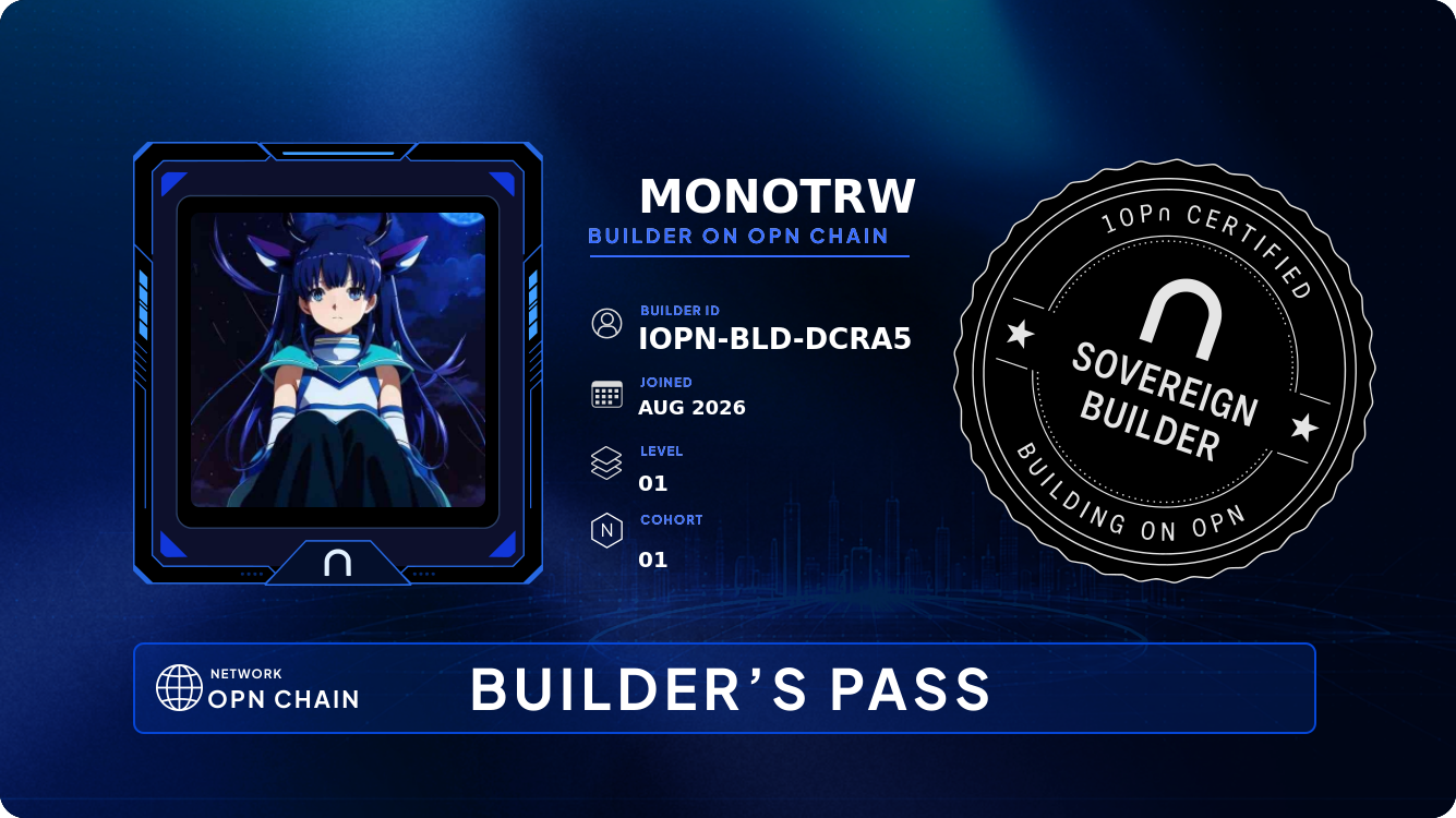 Your Builder Card