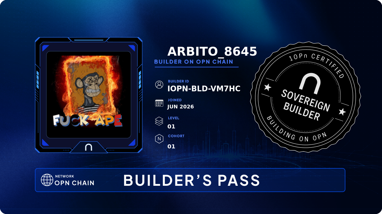 Your Builder Card