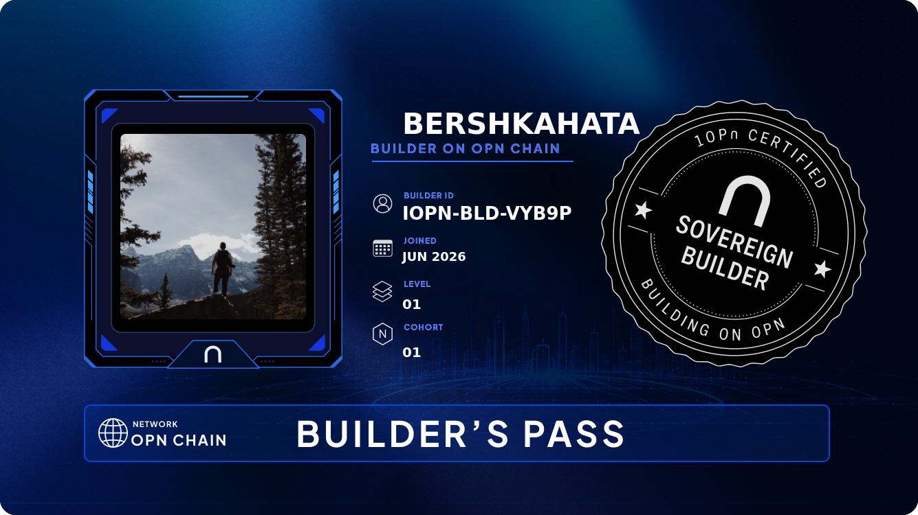 Your Builder Card