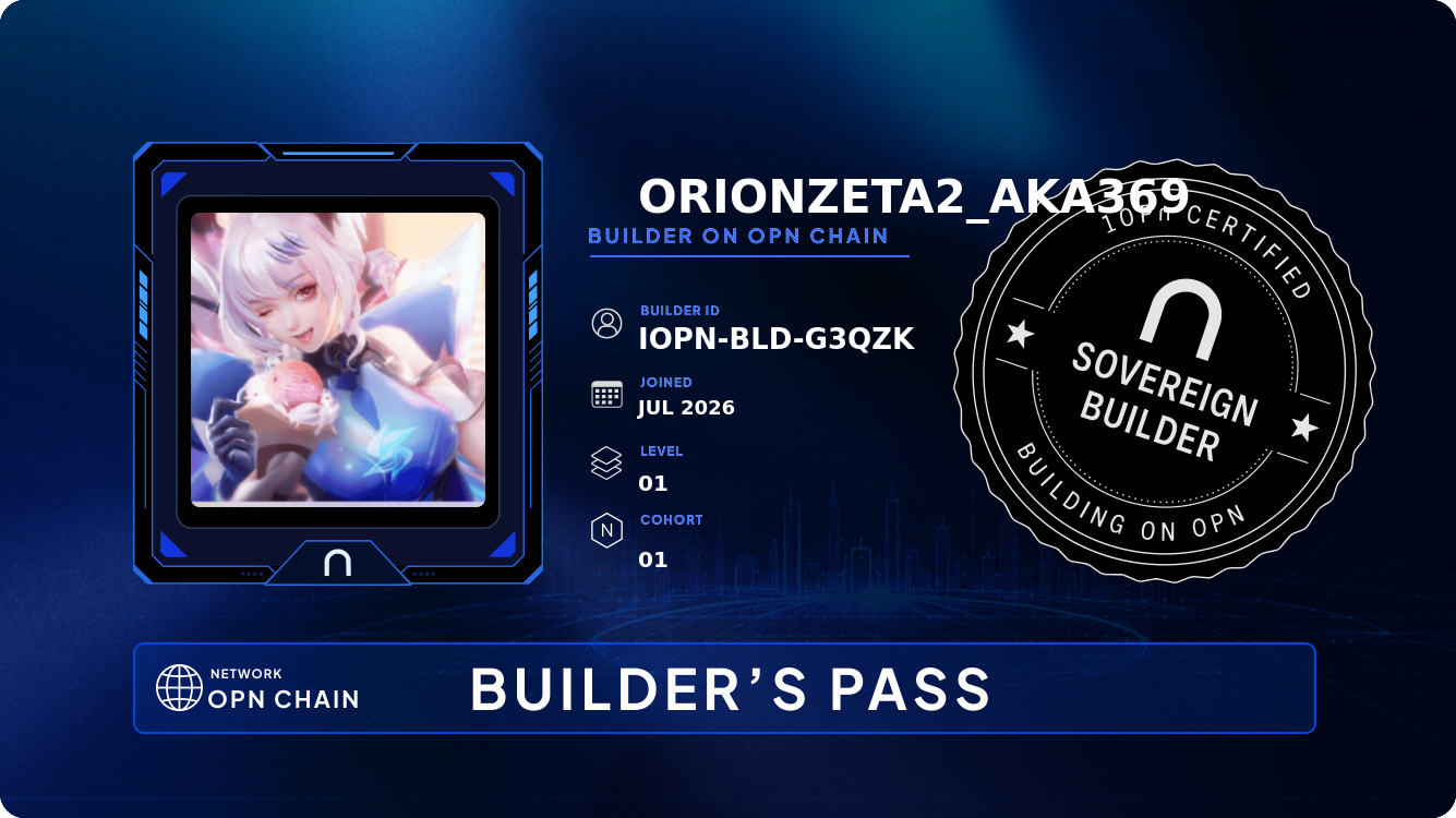Your Builder Card