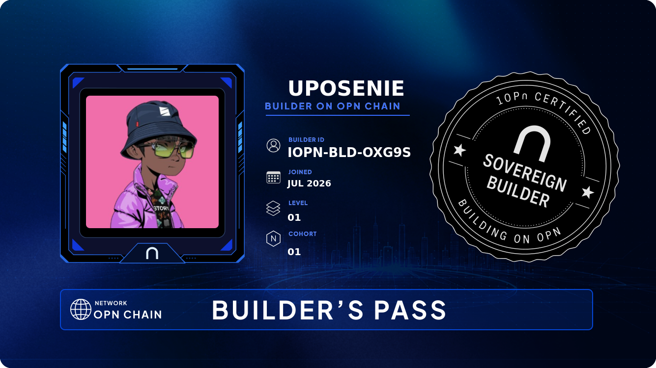 Your Builder Card