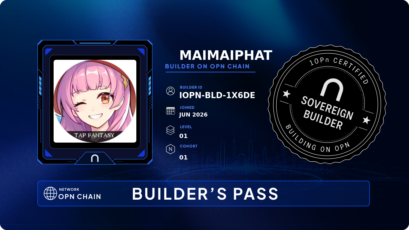 Your Builder Card