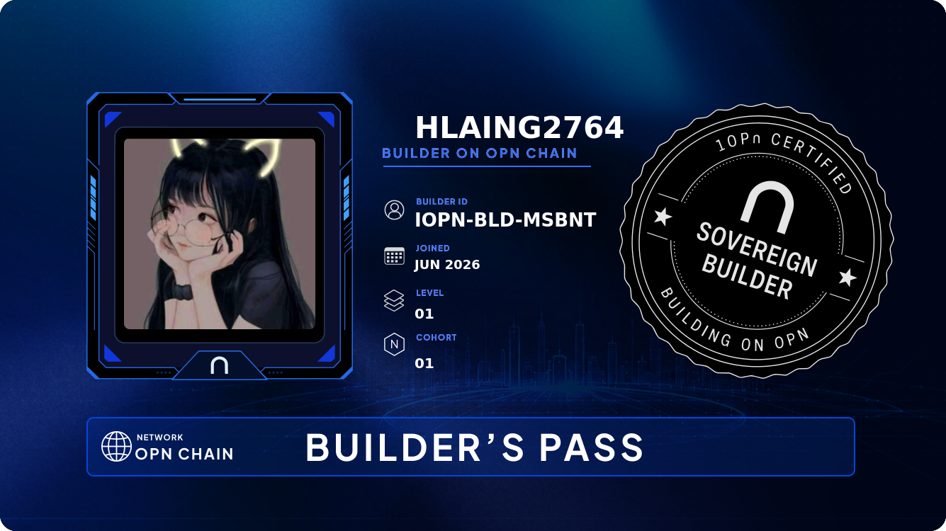 Your Builder Card