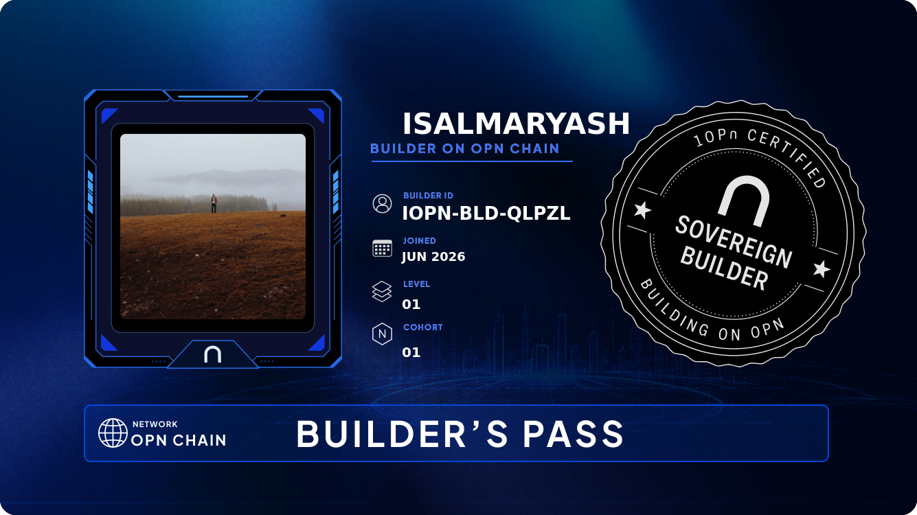 Your Builder Card