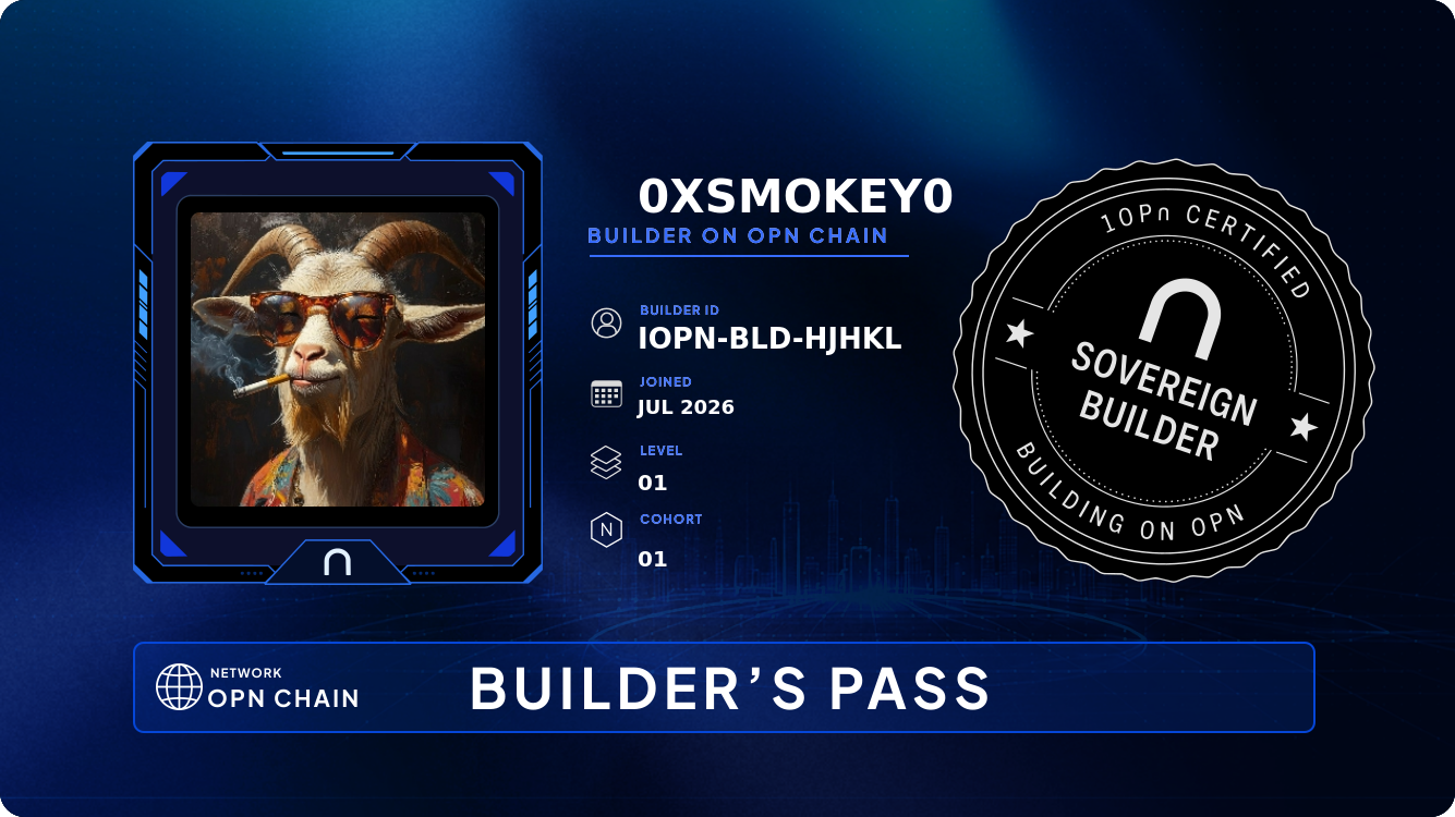 Your Builder Card
