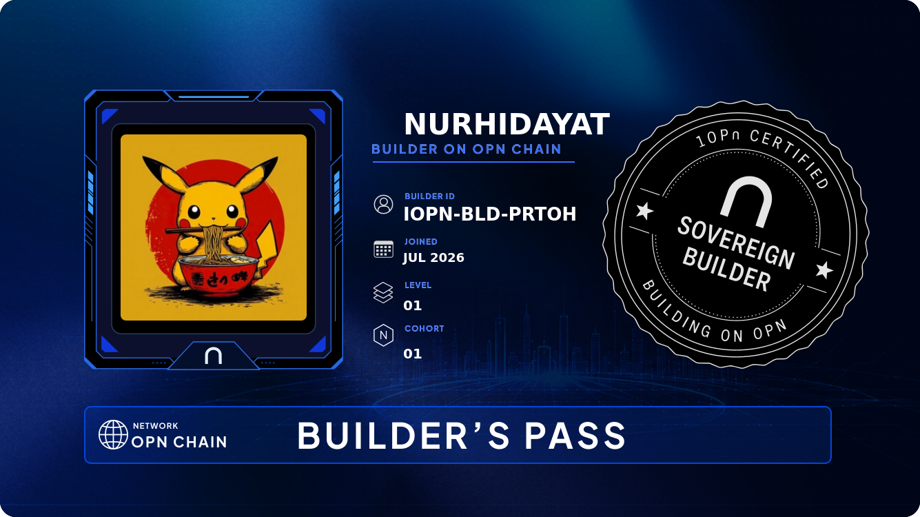 Your Builder Card
