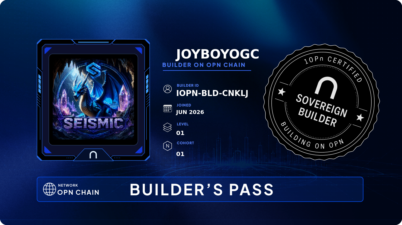Your Builder Card