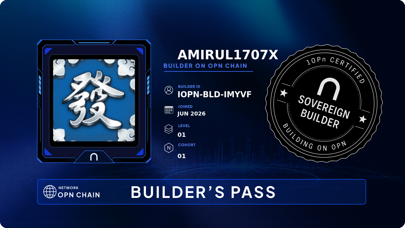 Your Builder Card