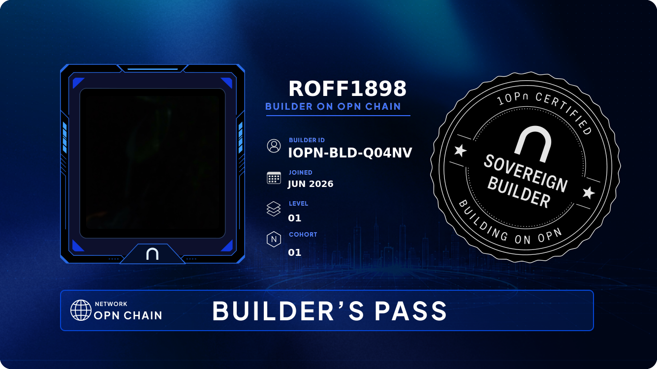 Your Builder Card