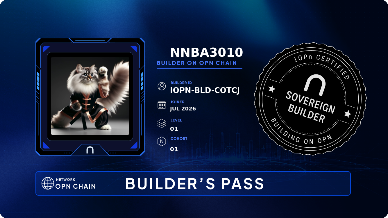 Your Builder Card