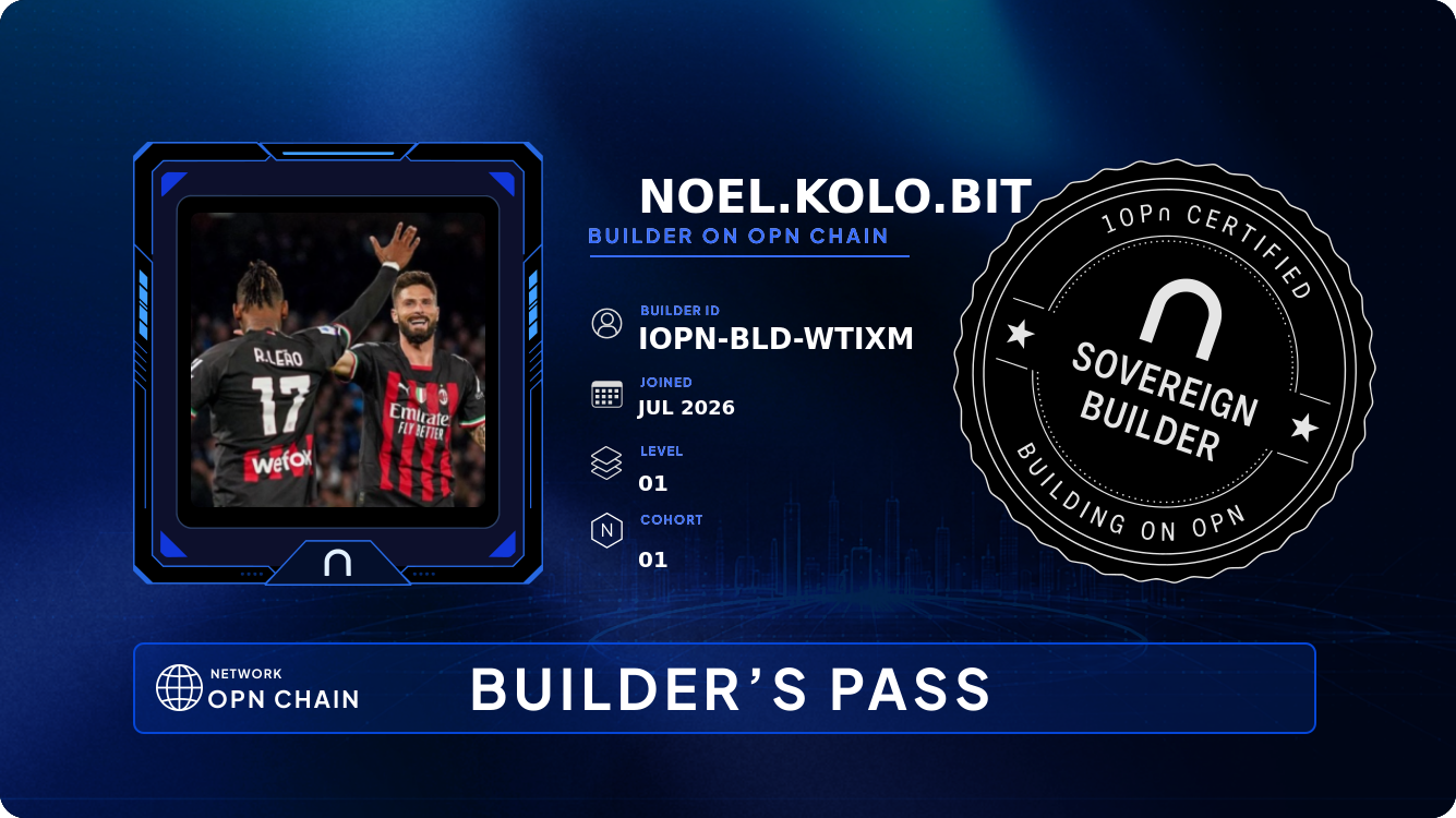 Your Builder Card