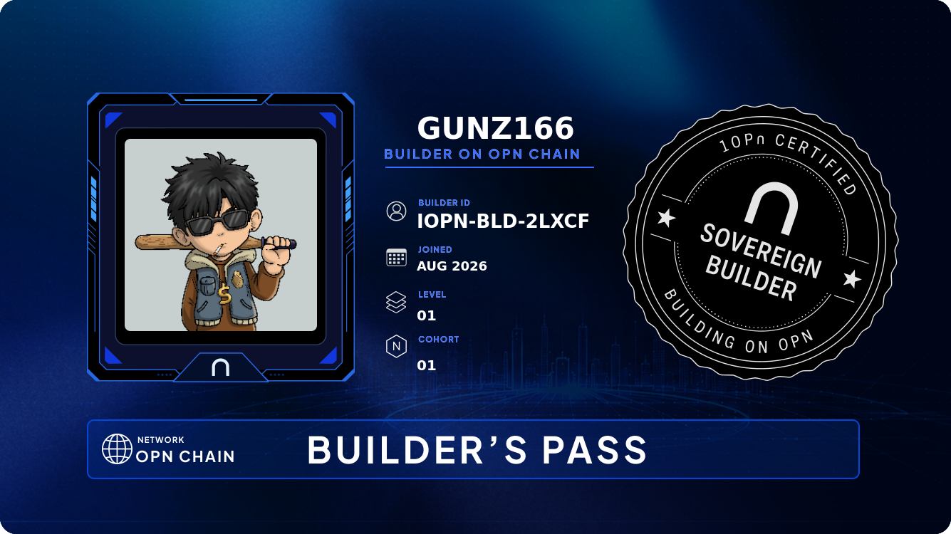 Your Builder Card